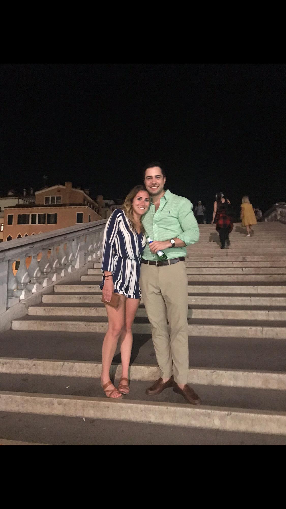 Two years ago, mutual friends decided to take a 15-day trip to Italy and Croatia. Andrew and I hit it off immediately and have been inseparable ever since (Rialto Bridge, Venice above; Croatia below).