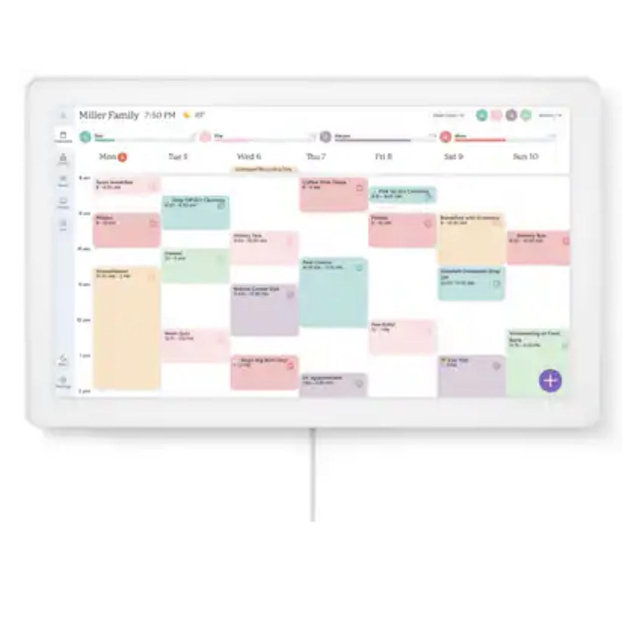 Skylight - Calendar Max: 27 inch Touchscreen Smart Calendar and Family Organizer - White