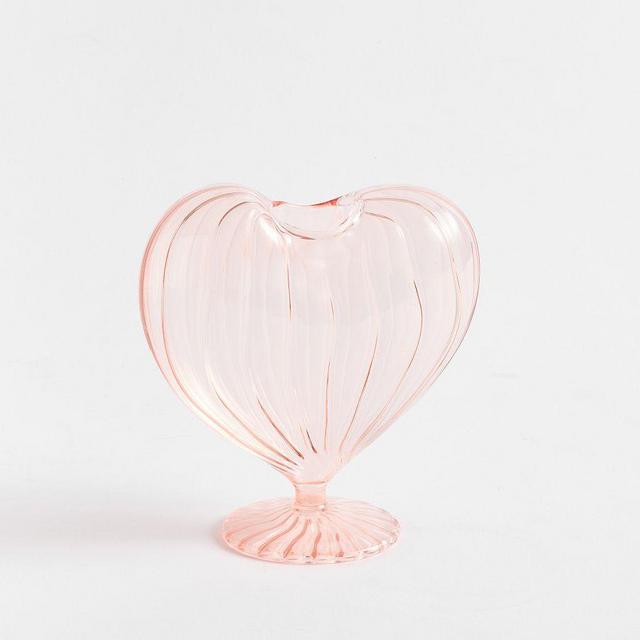 Heart Vase Large Pink