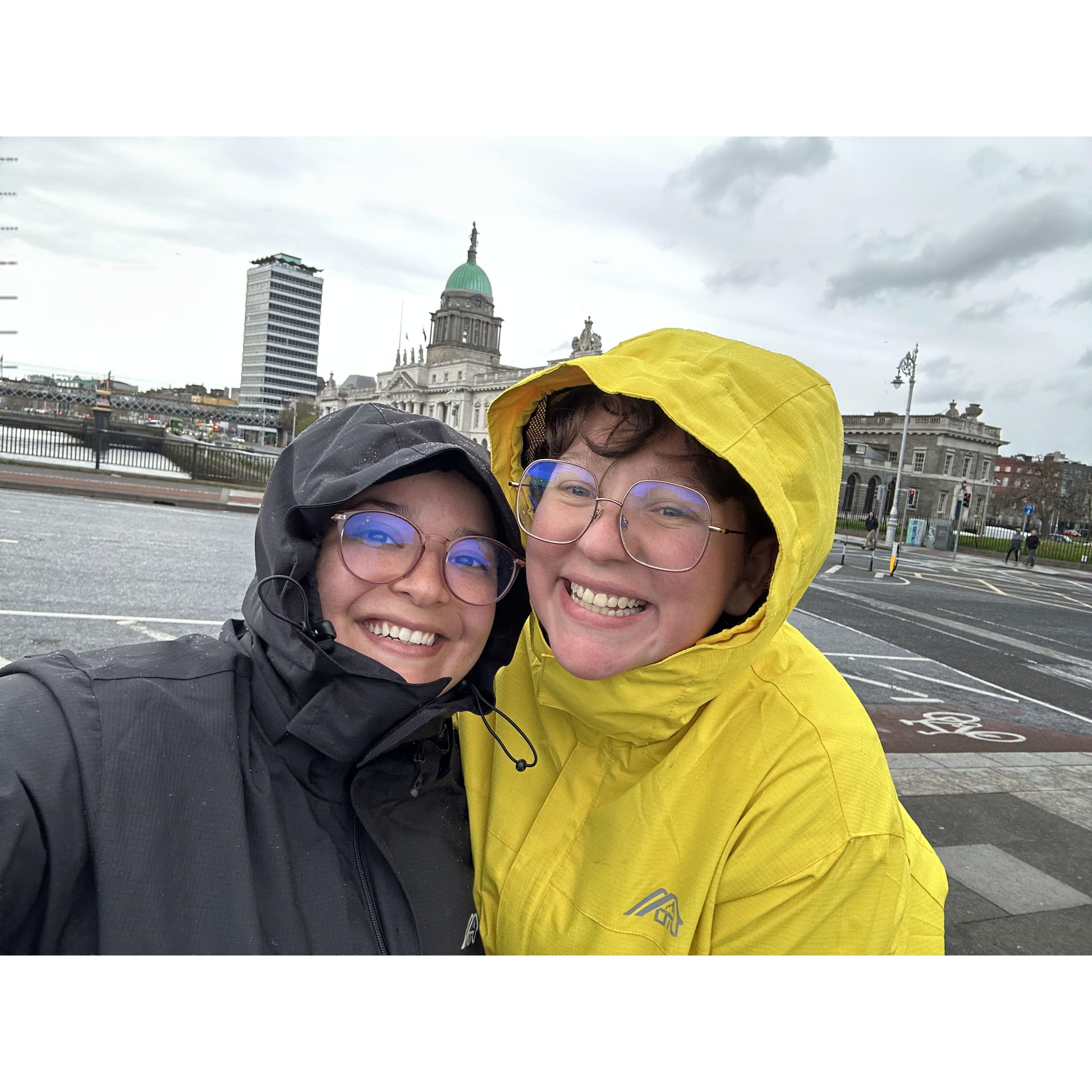 A drizzly day in Dublin, Ireland