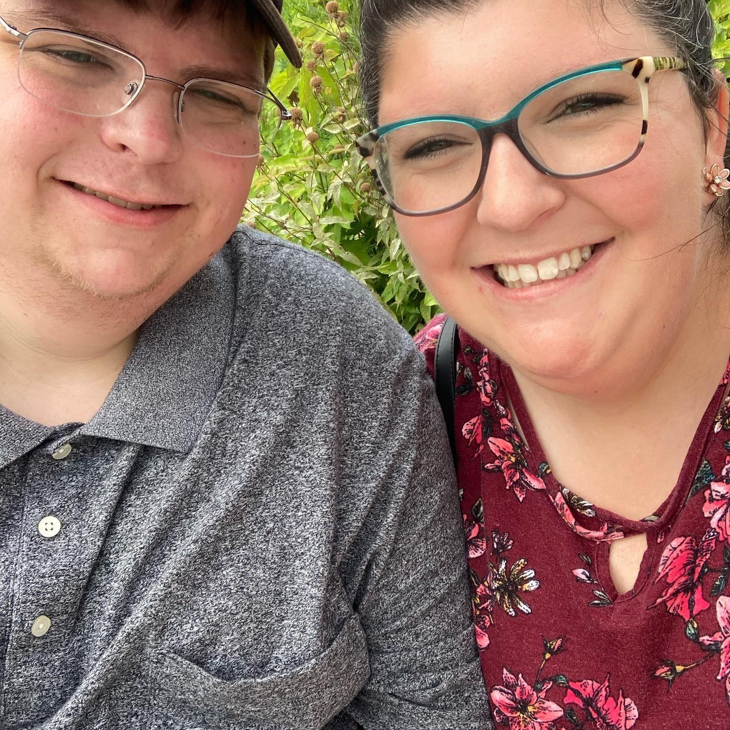 One of our first dates at the Como Zoo!
