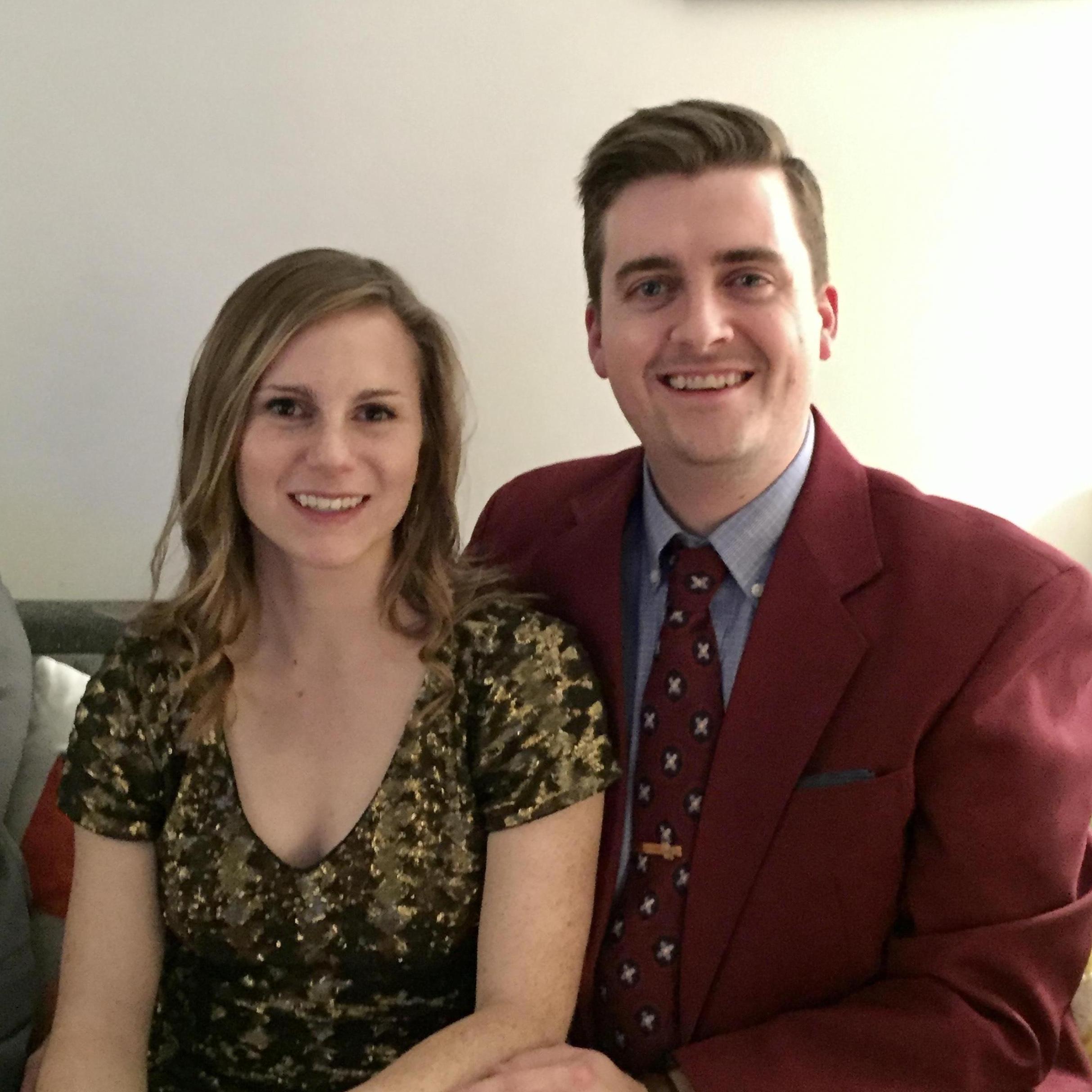 New Year's Eve at Bill & Sarah's apartment in DC