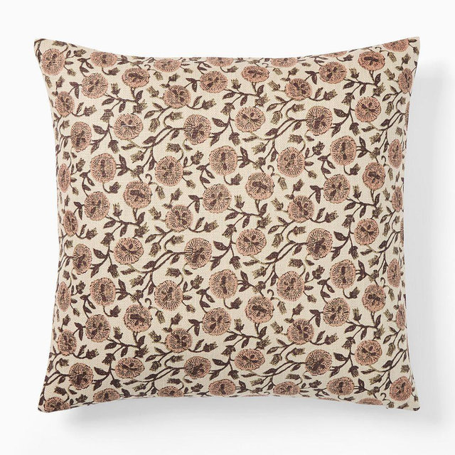 Laney Floral Pillow Cover 20"x20" Peony