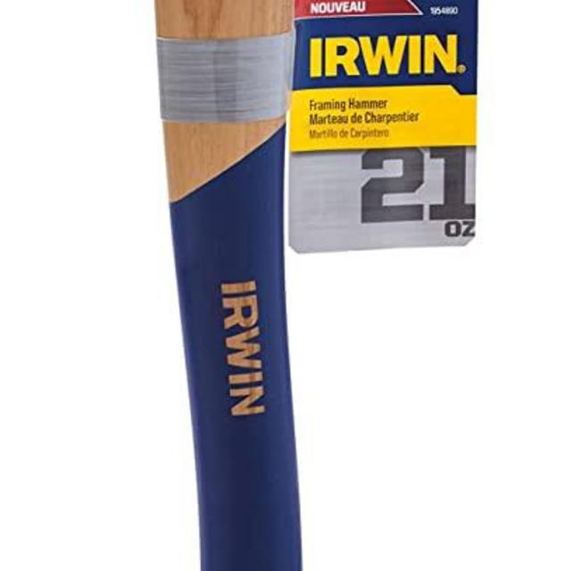 Irwin Tools 1954890 Wood California Framing Claw Hammer, 21 oz