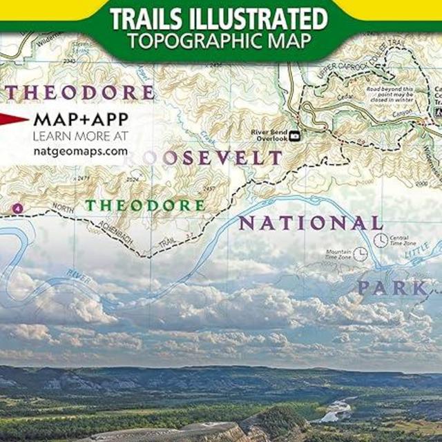 Theodore Roosevelt National Park Map (National Geographic Trails Illustrated Map, 259)