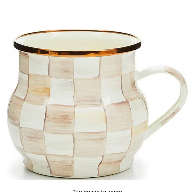 MacKenzie-Childs Check® Enamel Mug
