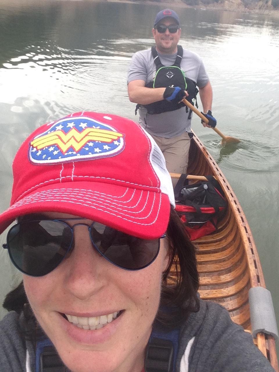 Ahoy! Grandpa’s 1951 canoe got a refurb. Three cheers for the good ship Big Bird.
