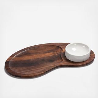 Hudson Chip & Dip Board with Bowl