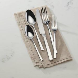 Reed & Barton Cole Stainless Steel 65 Piece Flatware Set, Service for 12