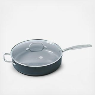 Chatham Hard Anodized Ceramic Non-Stick Covered Saute Pan with Handles