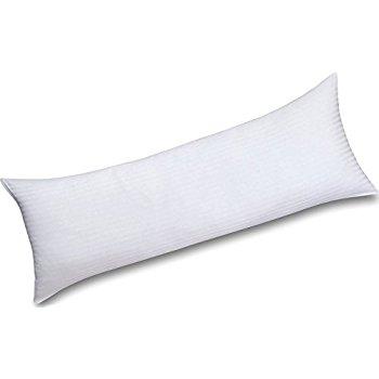 Memory Foam Body Pillow with Bamboo Cover | Large Firm Pillow for Adults with Pillowcase | Snuggle in Comfort | Pregnancy & Maternity Support | Back Side & Stomach Sleeping | Full Queen King Bed