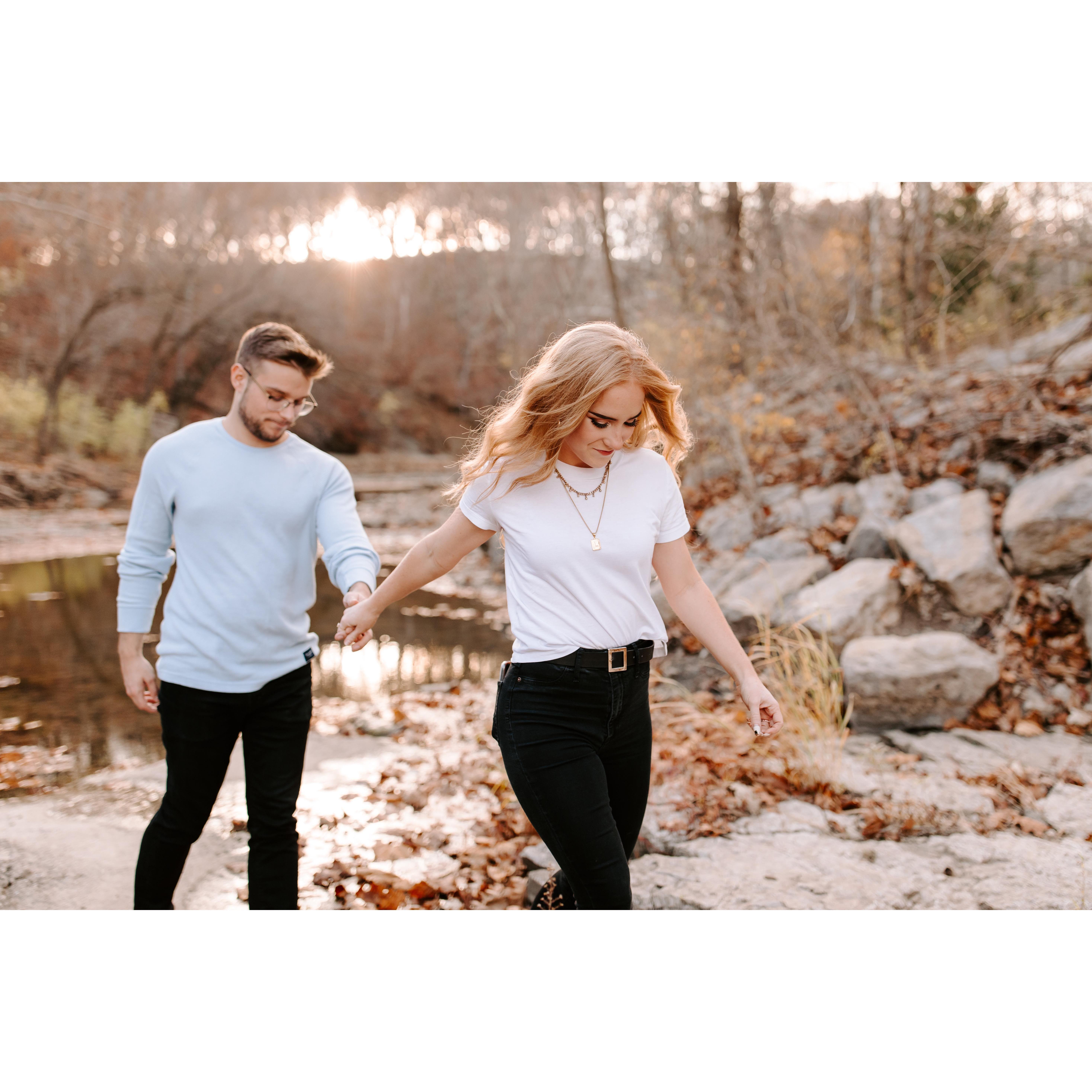 some engagement photos