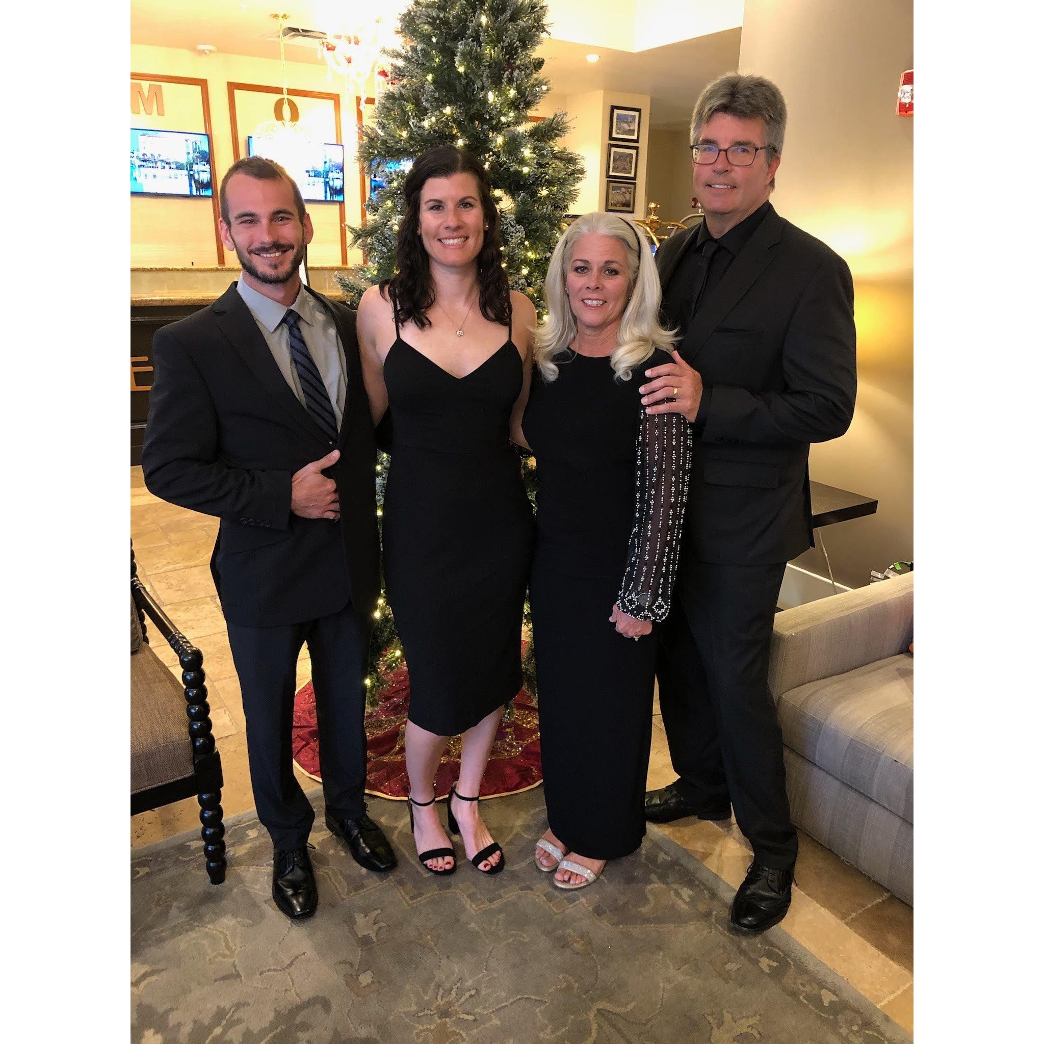 The father and mother of the bride!