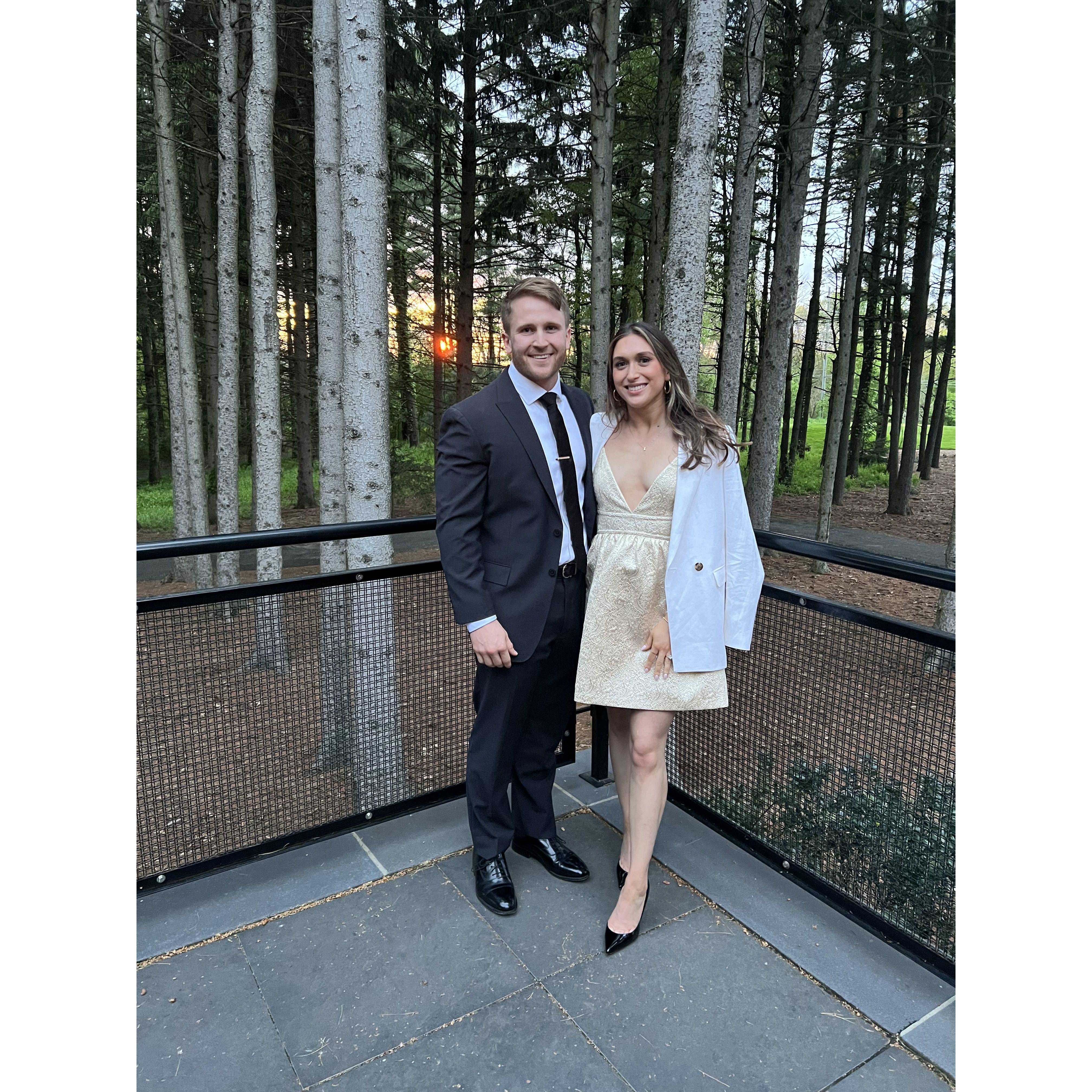 Celebrating our friend's wedding