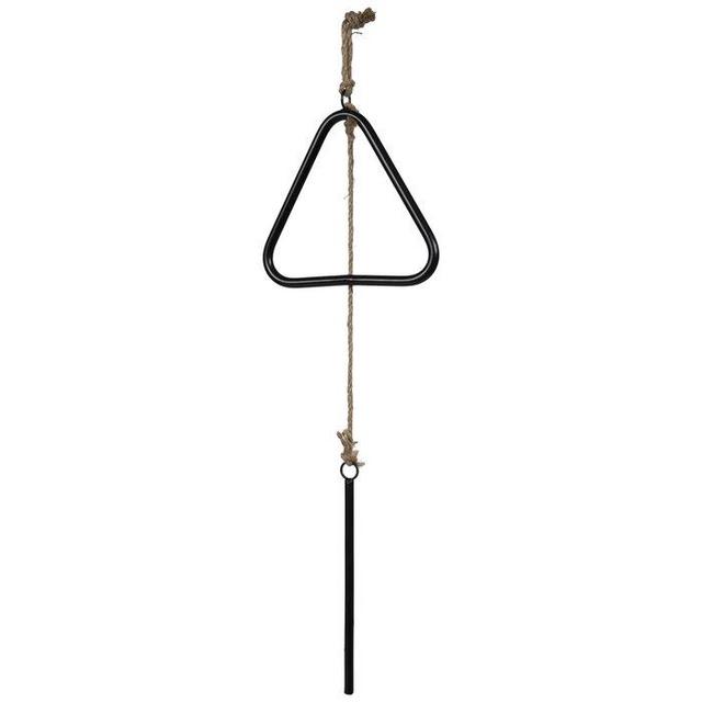 Black Dinner Bell Metal Wall Decor