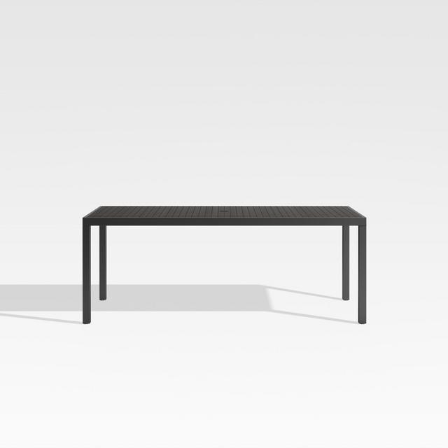 Alfresco Black Rectangular Outdoor Dining Table