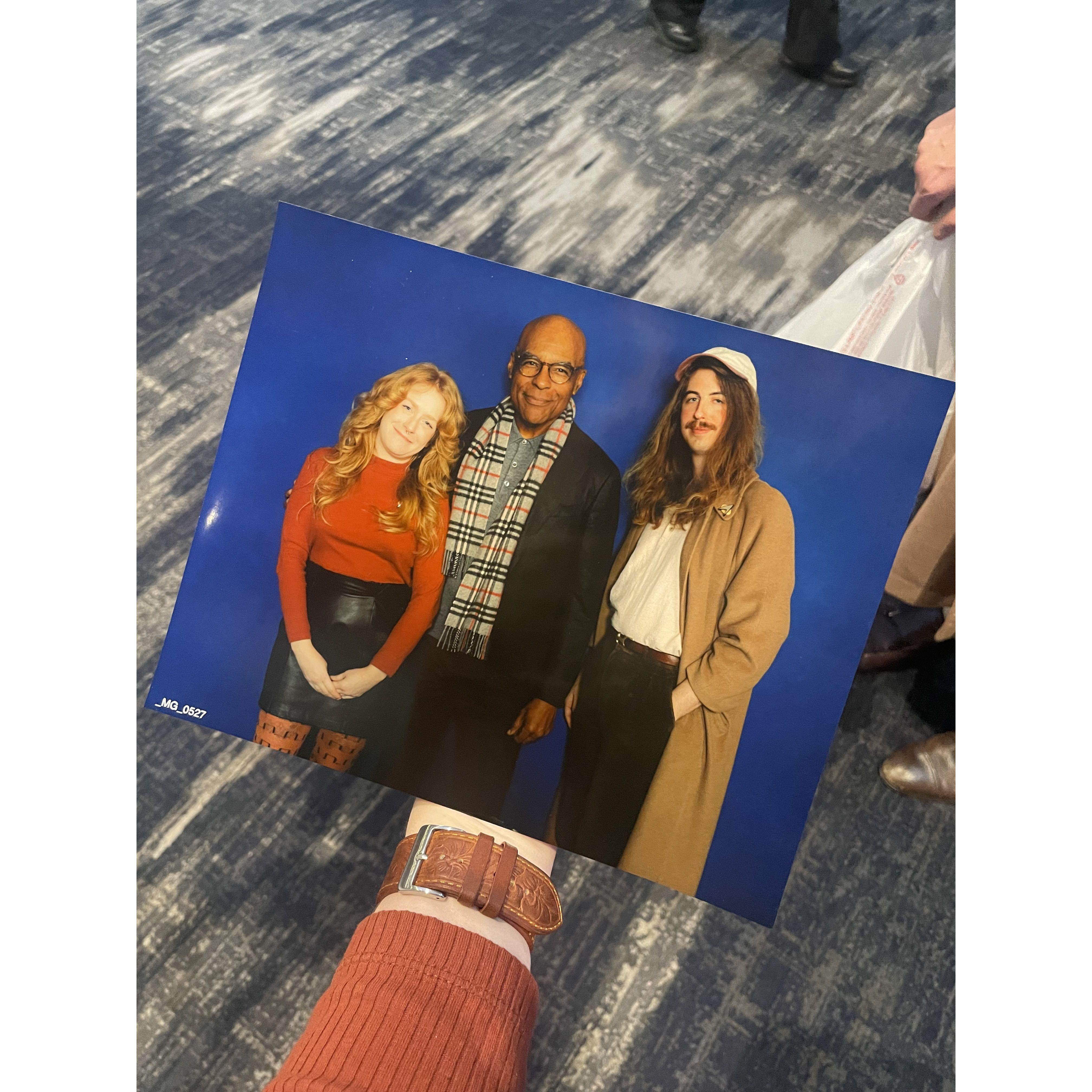 We met Worf!!!