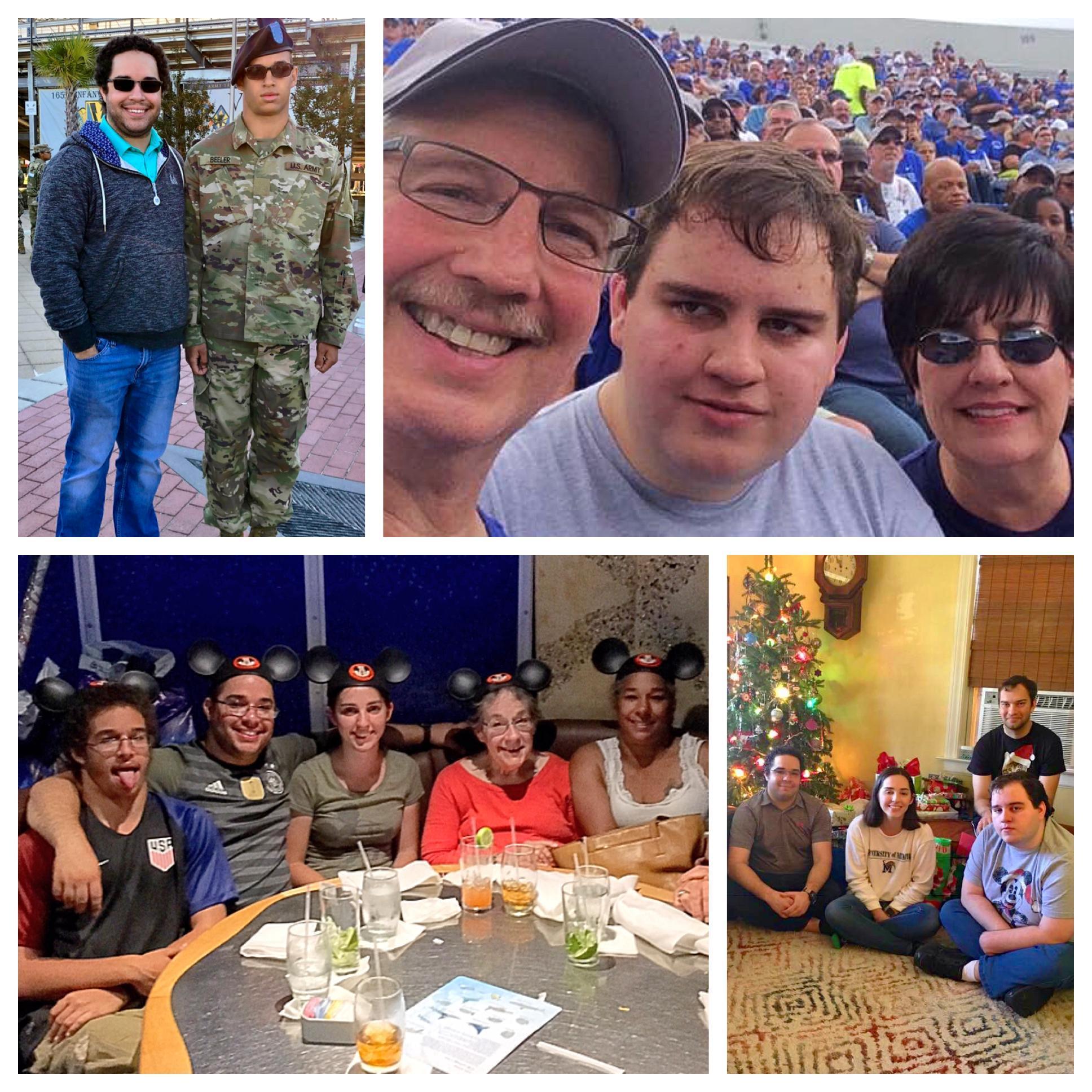 The Scarborough family and the Rapp/Mayham family.