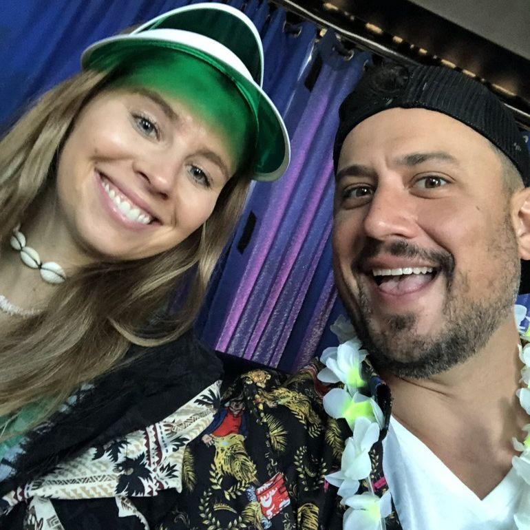 Meeting Amelia's siblings at Johnny's Shipshow