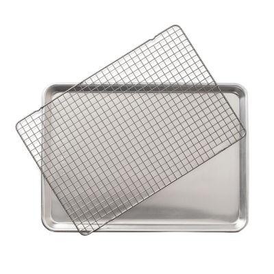 Nordicware 2-pc. Naturals Half Sheet with Oven-Safe Nonstick Grid Bakeware Set