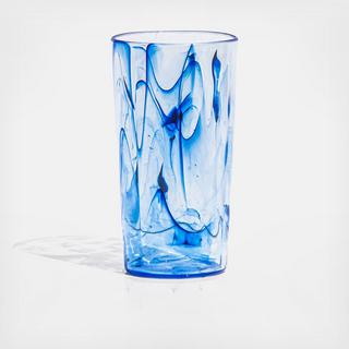 Aegean Swirl Jumbo Acrylic Glass, Set of 6