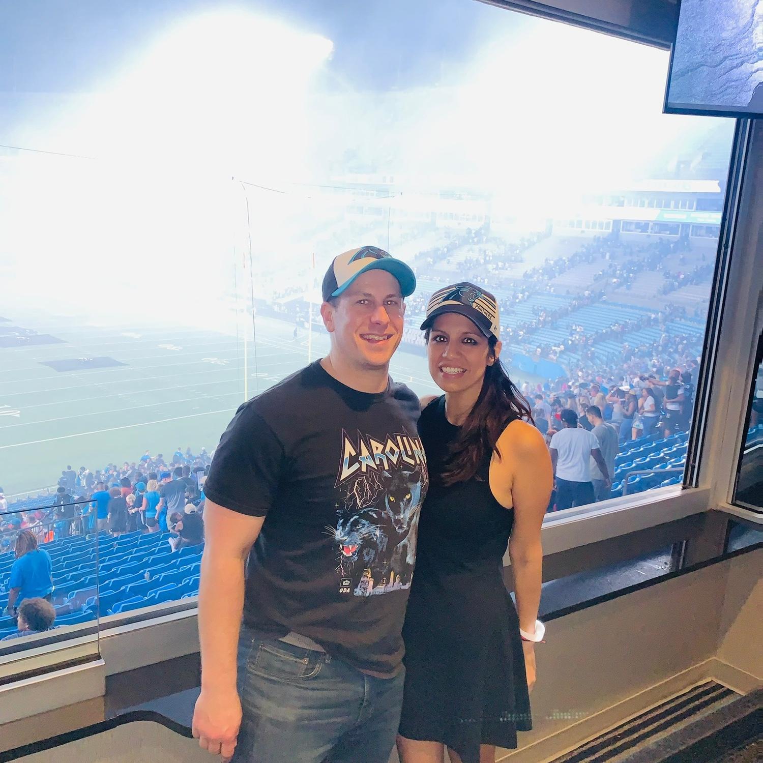 Wasn’t a Panthers fan… then I met him 🖤💙