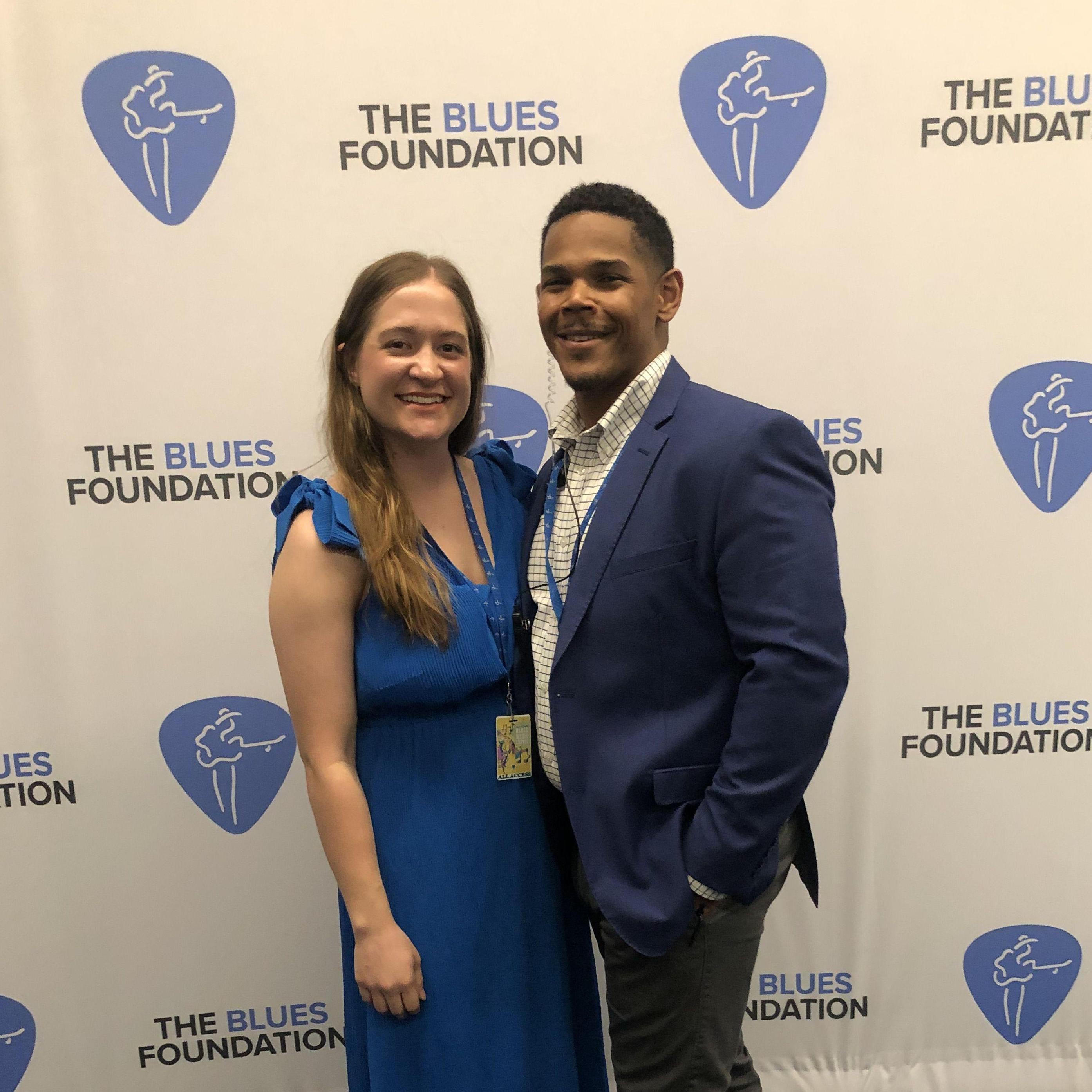 The night Stephen introduced Sidney to The Blues Foundation & the Blues Music Awards.