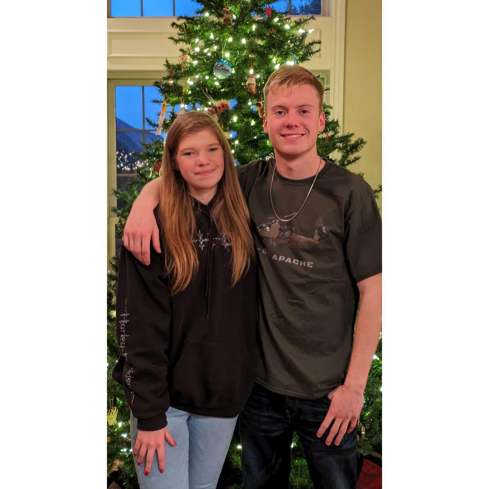The first christmas we got to spend together