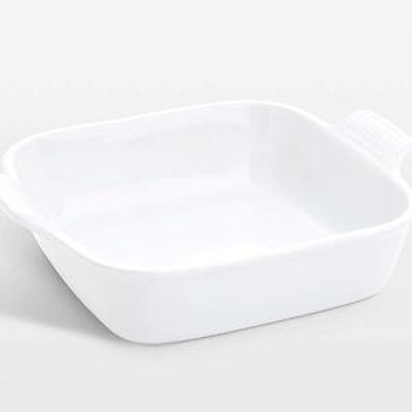 Le Creuset Heritage 3-Qt. Peche Square Baking Dish, 9x9" - White