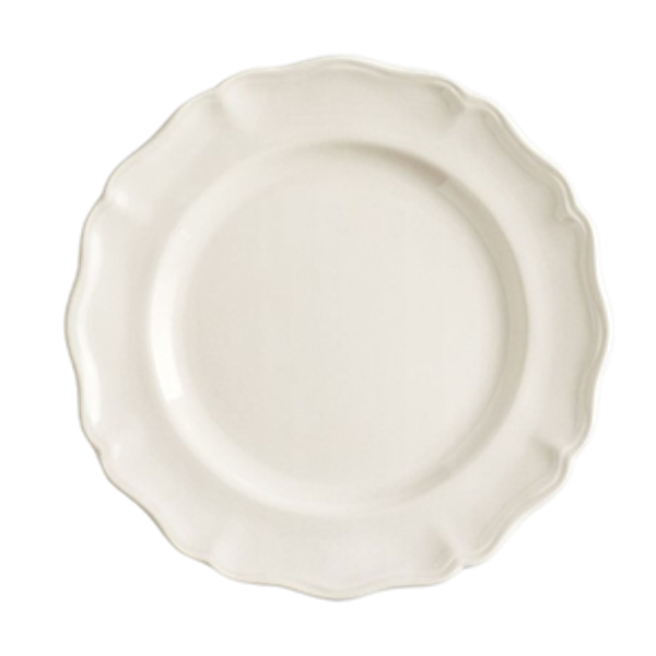 Heirloom Stoneware Salad Plates - Set of 4 - White