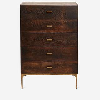 5-Drawer Oak Chest