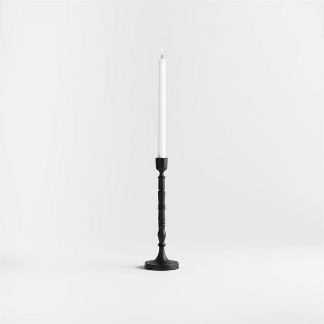 Astryd Black Metal Taper Holder 12"