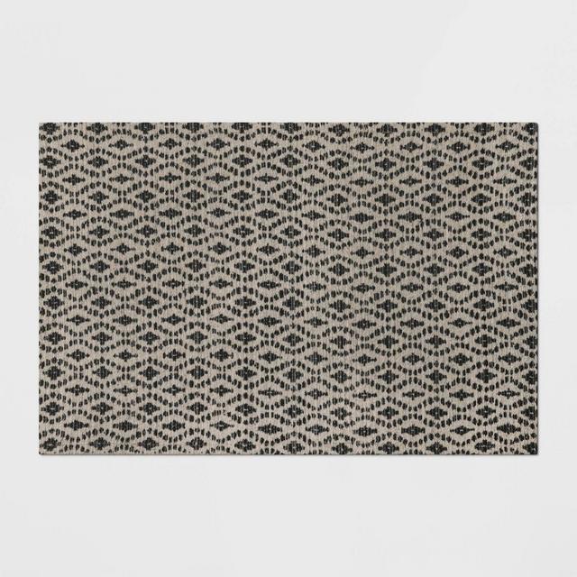 2'x3' Indoor/Outdoor Tile Scatter Black/White - Opalhouse™