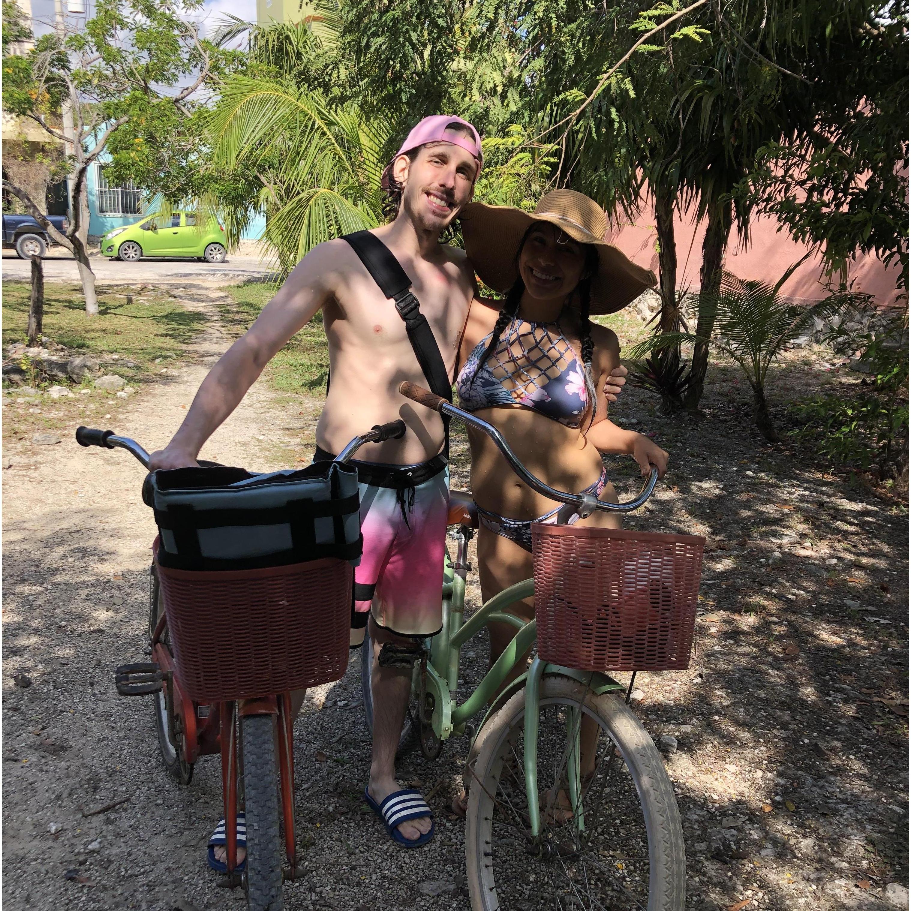 Griselda's Bday Bike & Cenote trip! Chemuyil Feb '21