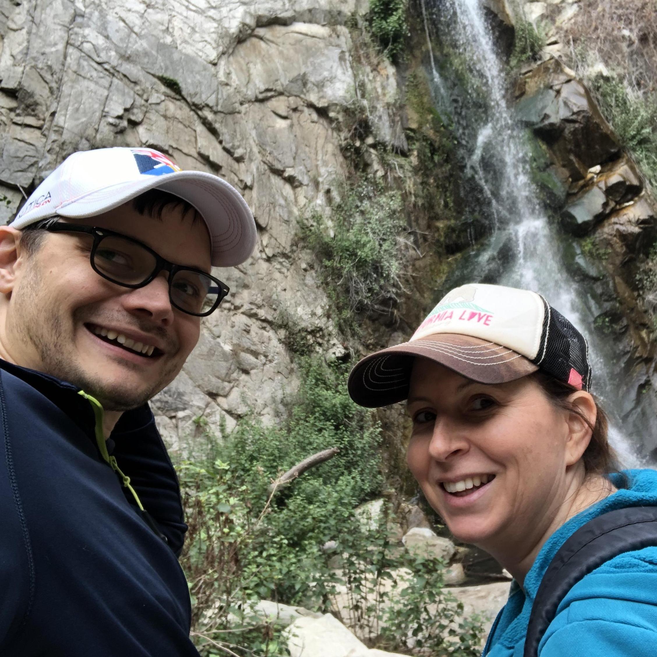 January 2020 hike to Chantry Flat falls