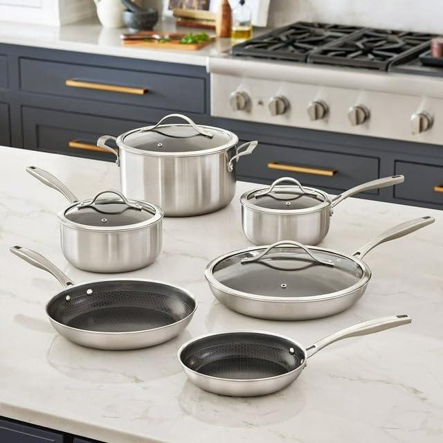 Member Marks 10-Piece Hybrid Ceramic Nonstick Cookware Set