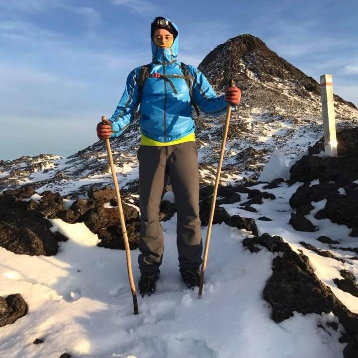 Climbing Pico in Portugal