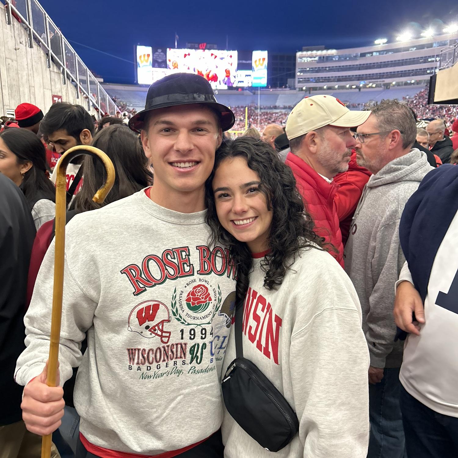 Law school cane toss! He caught it!!!