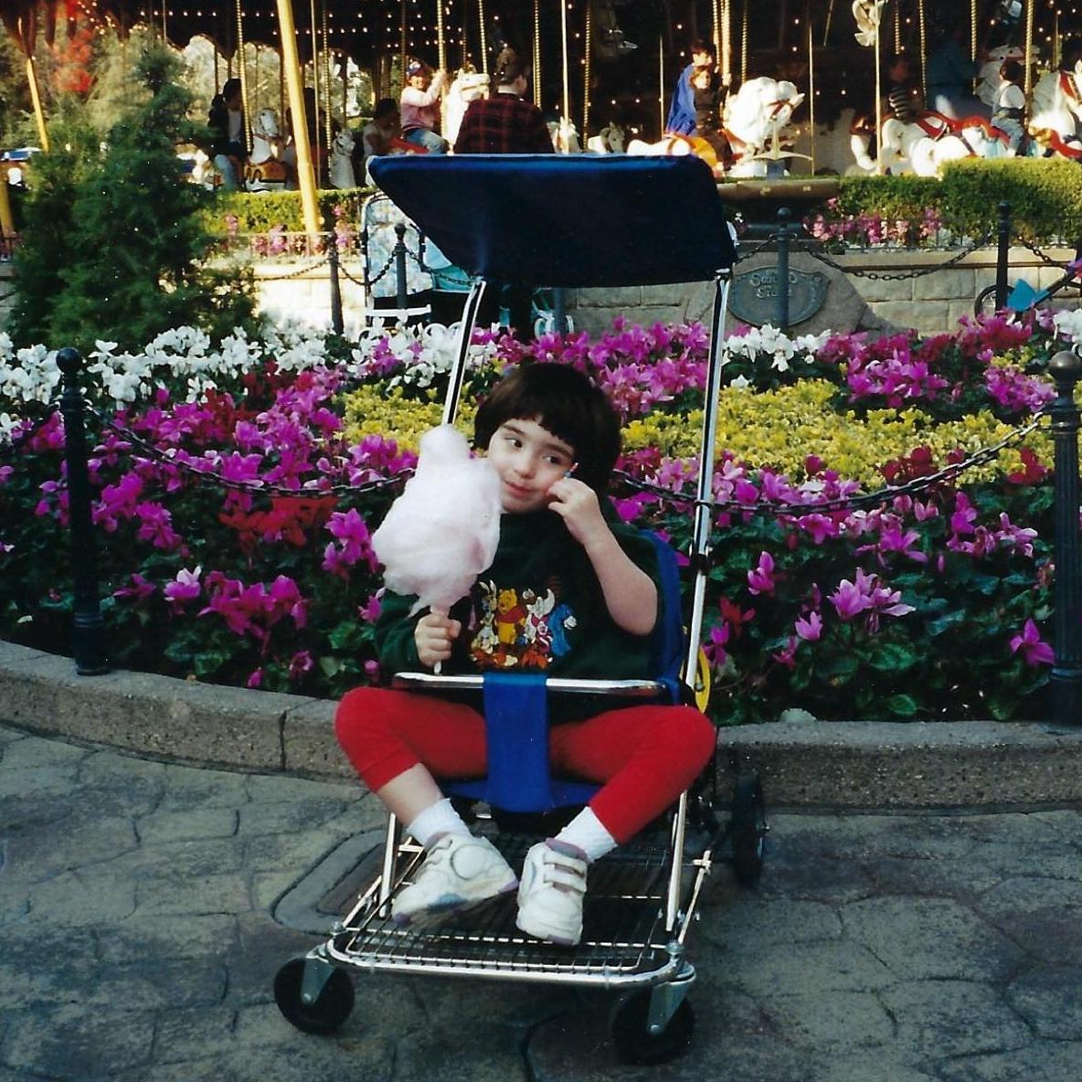 Amy's first trip to Disneyland