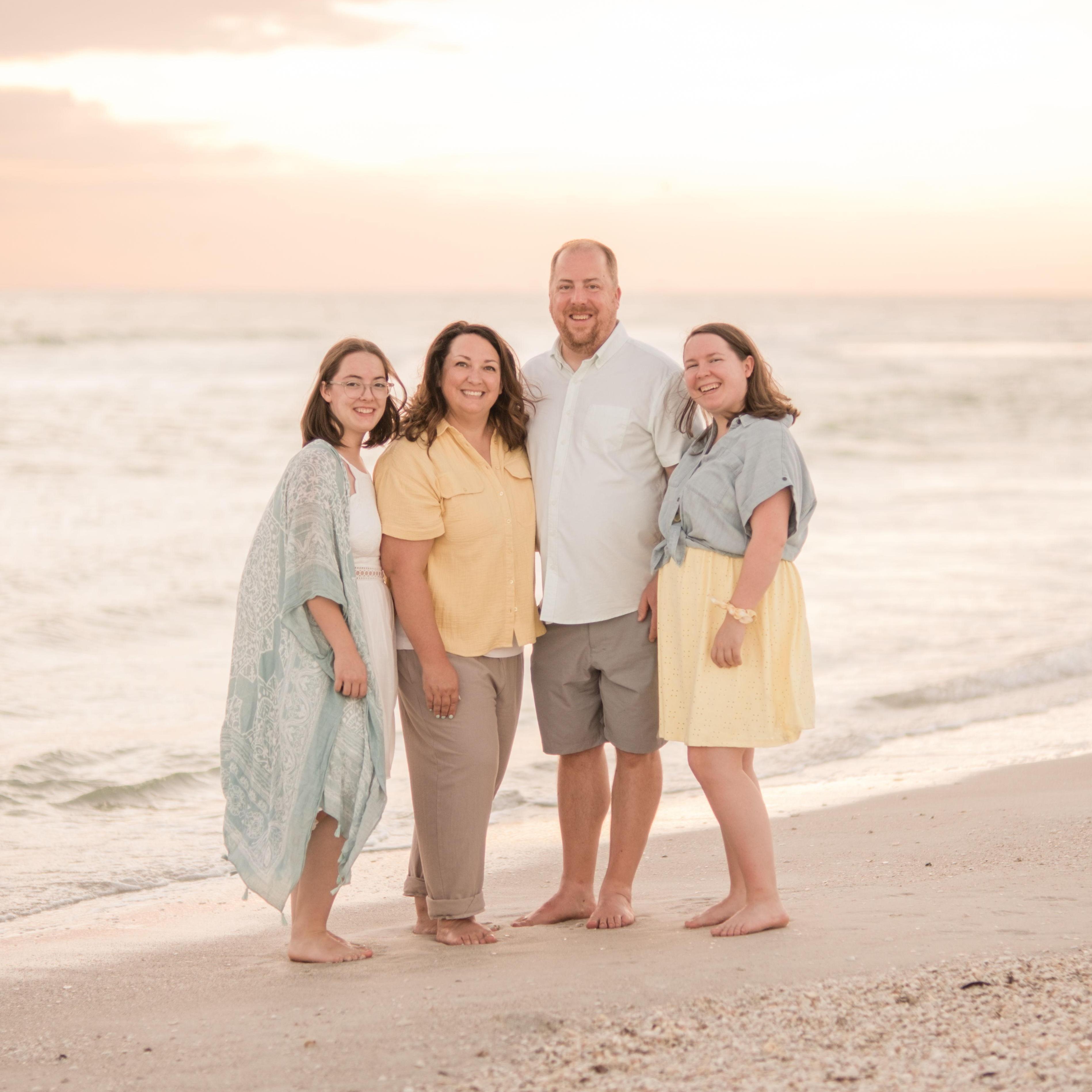 Emma and her family (09/2023)