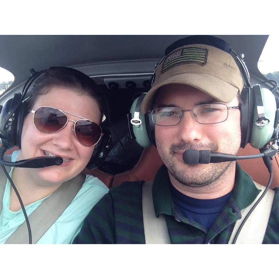 First time Kevin took me flying!