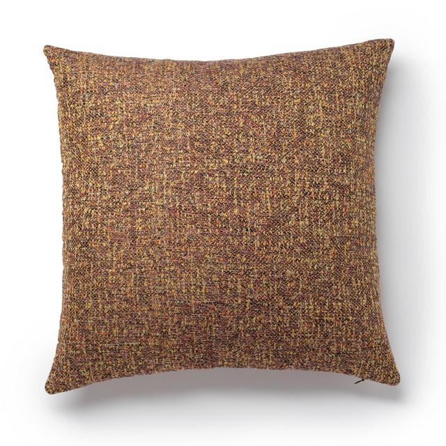 20"x20" Cinna Jacquard Decorative Throw Pillow Brown - SureFit