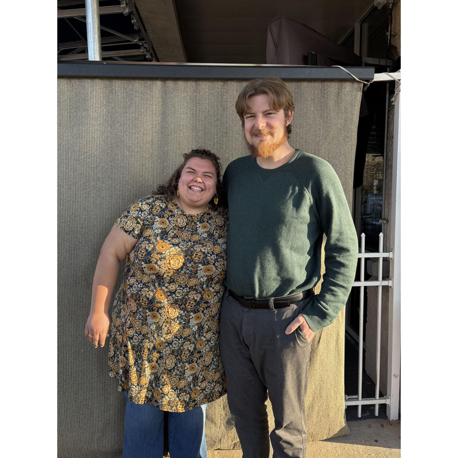 We never took "nice pictures" so Rena and Matthew made us take this one. We got better and more comfortable, I promise!