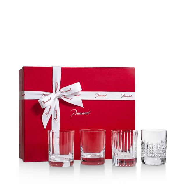 Baccarat 4 Elements Grande Crystal Tumblers, Set of 4