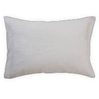 Glacier Grey Rectangular washed linen Pillowcase - 50 x 70 cm