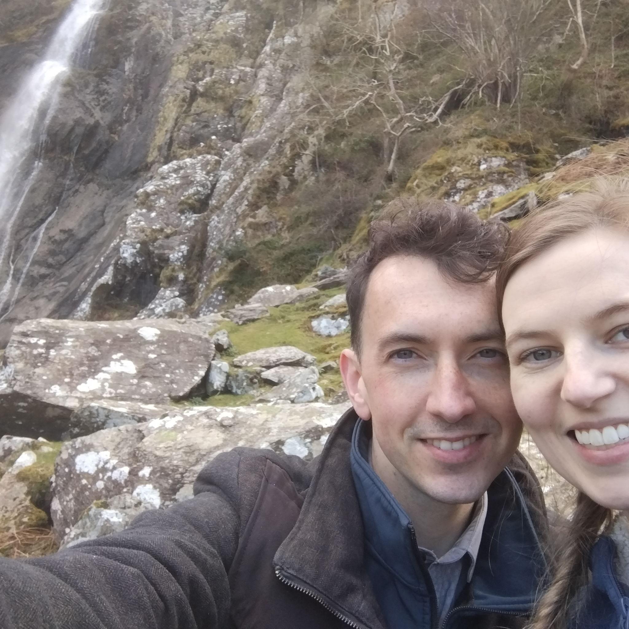 Aber falls date...David brought a picnic and hot chocolate.