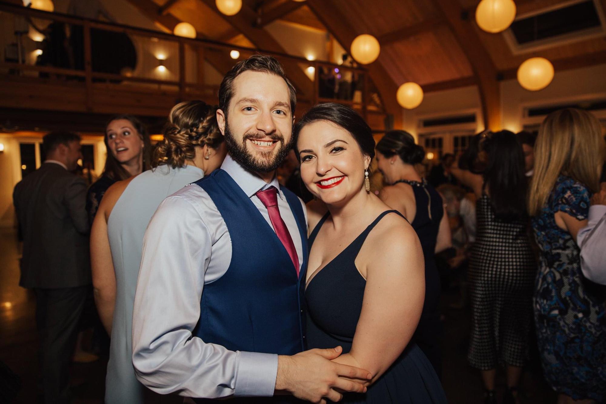 Our first wedding together