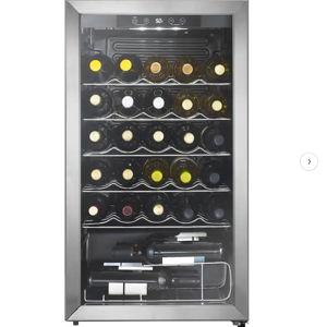 Insignia™ - 29-Bottle Wine Cooler with ENERGY STAR Certification - Stainless Steel