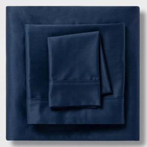 Metallic Blue Solid Performance 400 Thread Count Sheet Set - Threshold™