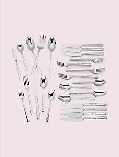park circle 45-piece flatware set